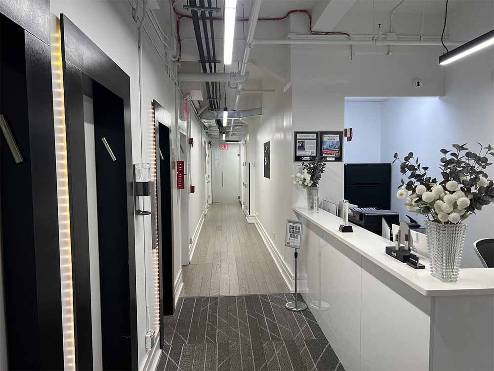 Breast Surgery Center NYC Office Reception Area